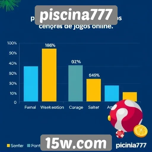 Estatísticas de usuários ativos no piscina777