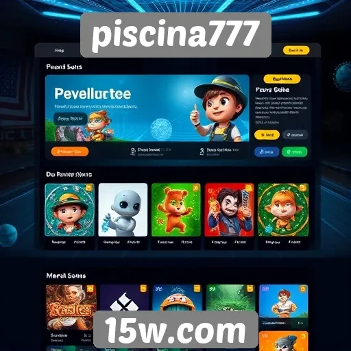 Interface e experiência do usuário no piscina777